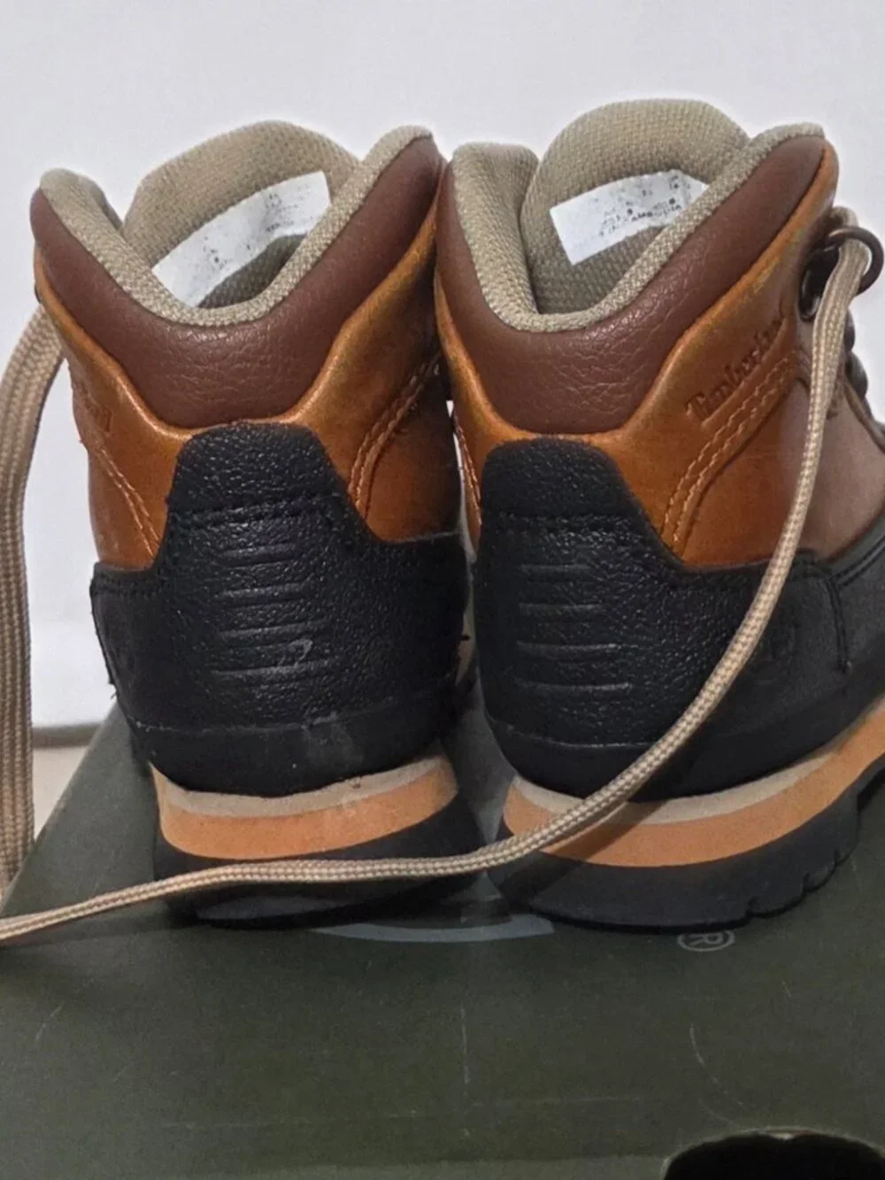 Timberland Toddler Euro Hiker Shell Toe Boot Waterproof Wheat Size 6.5T